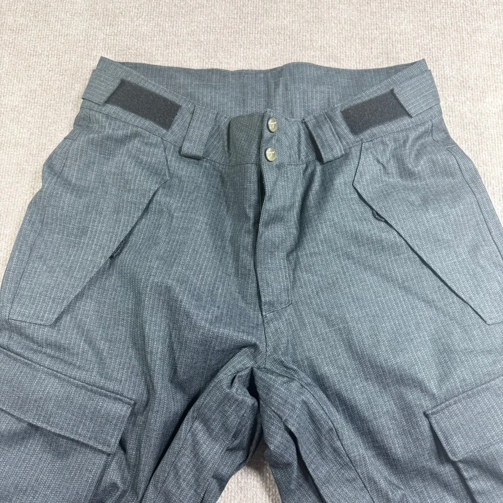 Columbia Titanium Omni-Tech Mens Ski Snowboard Pants Gray Cargo Size M Medium